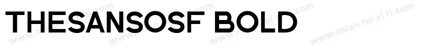 TheSansOsF Bold字体转换